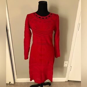 Roberto Cavalli red dress